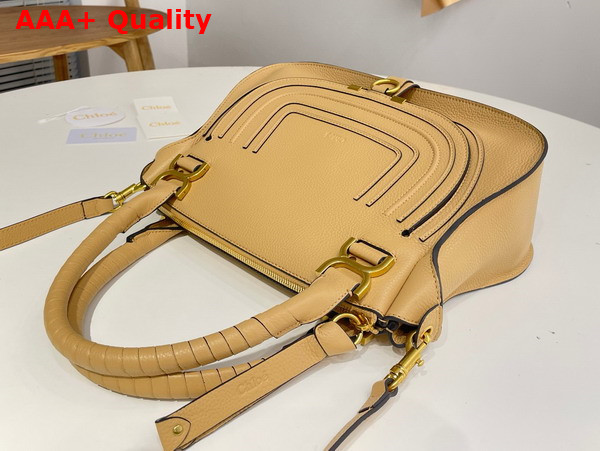 Chloe Marcie Bag in Cream Grained Leather Replica