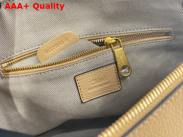 Chloe Marcie Bag in Cream Grained Leather Replica