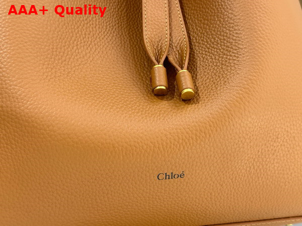 Chloe Marcie Hobo Bag in Pottery Brown Grained Calfskin Replica