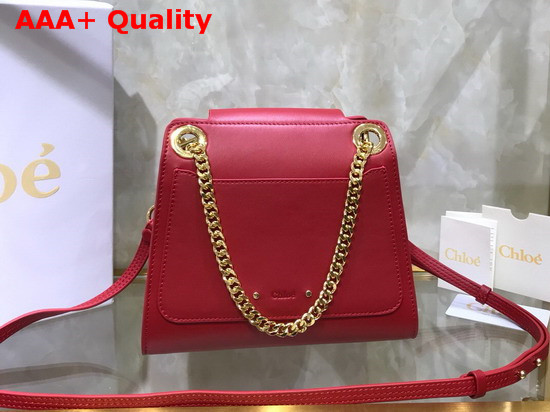 Chloe Mini Annie Shoulder Bag in Red Shiny Calfskin Replica