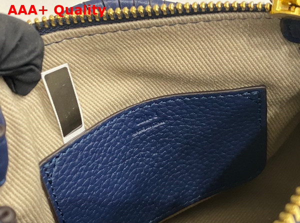 Chloe Mini Marcie Bag in Navy Grained Leather Replica