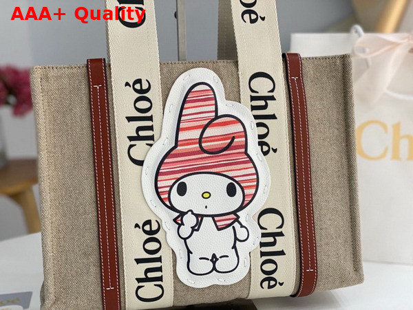 Chloe My Melody for Chloe Medium Woody Tote Bag Replica