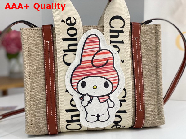 Chloe My Melody for Chloe Small Woody Tote Bag Replica