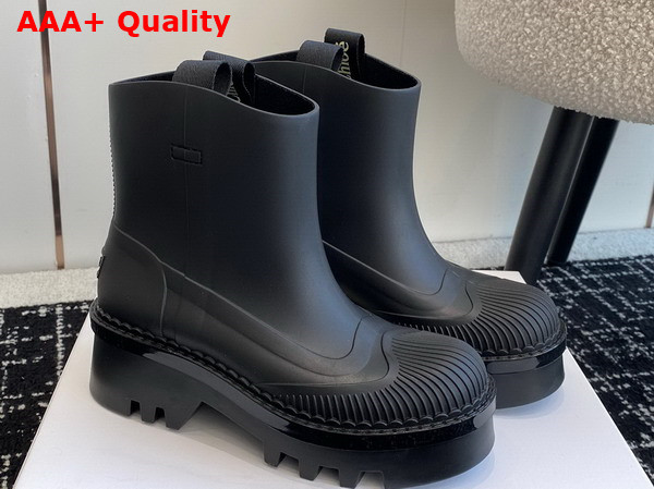 Chloe Raina Rain Boot in Black Replica