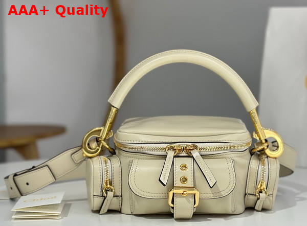 Chloe Small Camera Bag in Sweet Beige Shiny Leather Replica