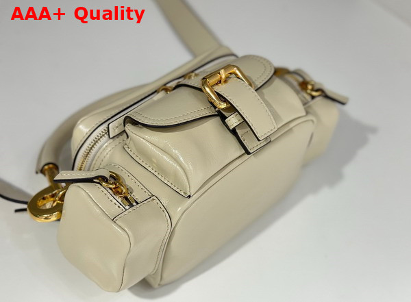 Chloe Small Camera Bag in Sweet Beige Shiny Leather Replica