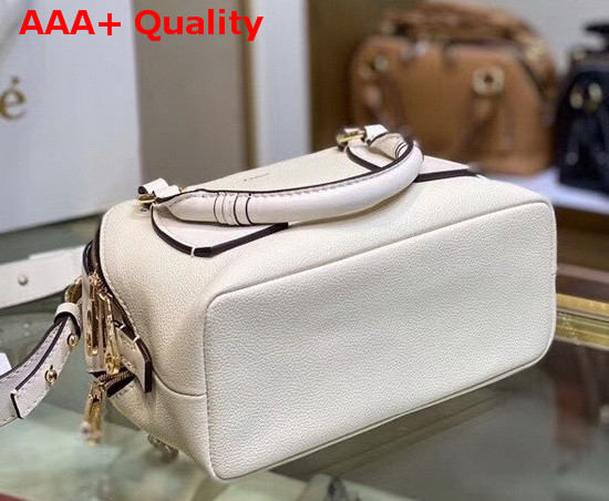 Chloe Small Daria Bag in White Smooth and Shiny Calfskin Replica