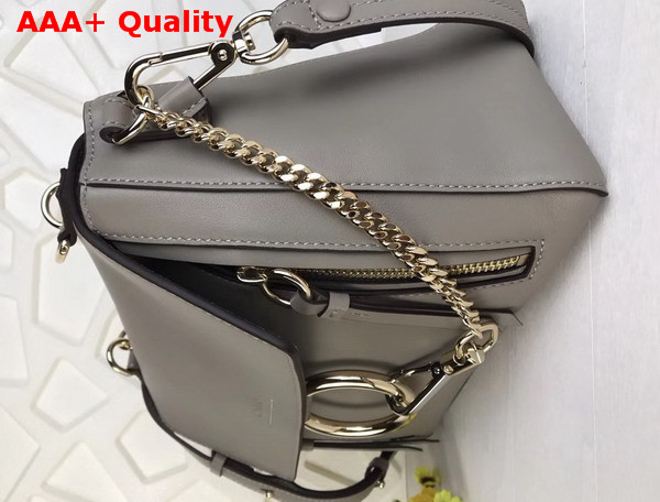 Chloe Small Faye Day Bag in Grey Smooth and Suede Calfskin Replica