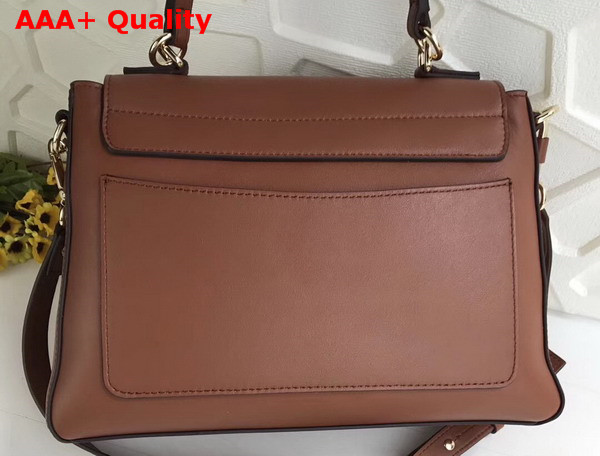 Chloe Small Faye Day Bag in Tan Smooth and Suede Calfskin Replica