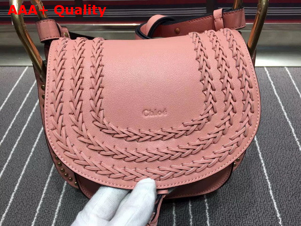 Chloe Small Hudson Bag in Pink Smooth Calfskin Replica