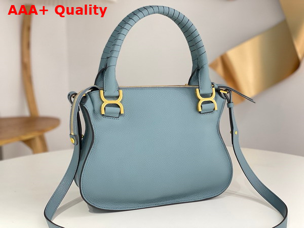 Chloe Small Marcie Bag in Cloudy Blue Grained Leather Replica