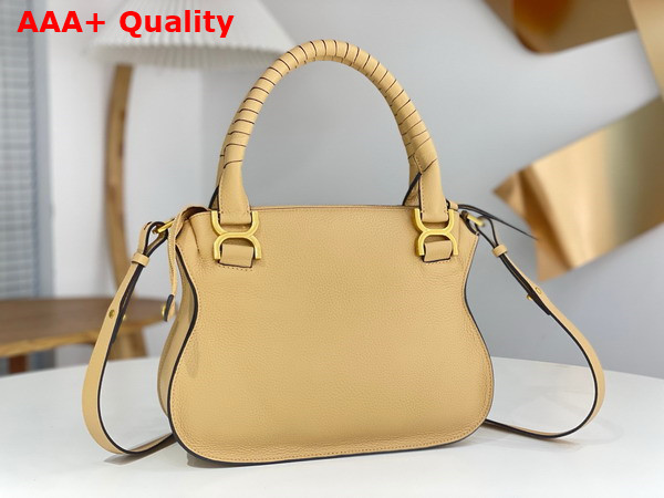 Chloe Small Marcie Bag in Cream Grained Leather Replica