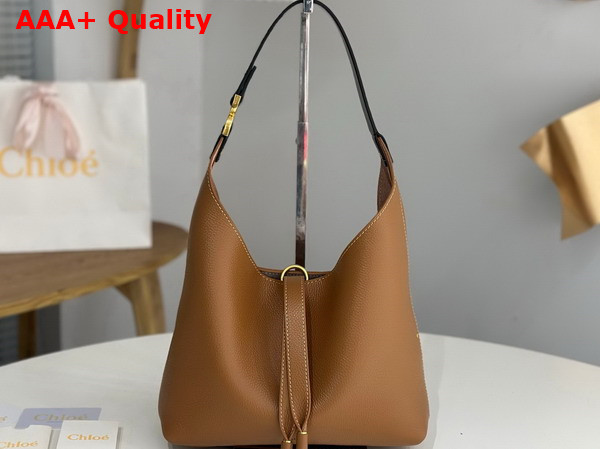 Chloe Small Marcie Hobo Bag in Grained Leather Tan Replica