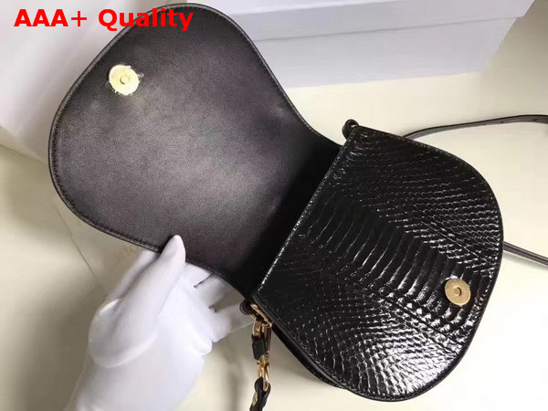 Chloe Small Nile Bracelet Bag in Black Python Replica