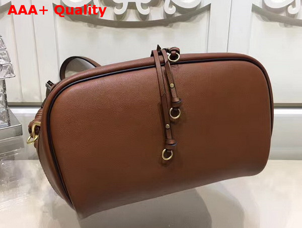 Chloe Small Owen Bag with Flap in Brown Smooth and Suede Calfskin Replica