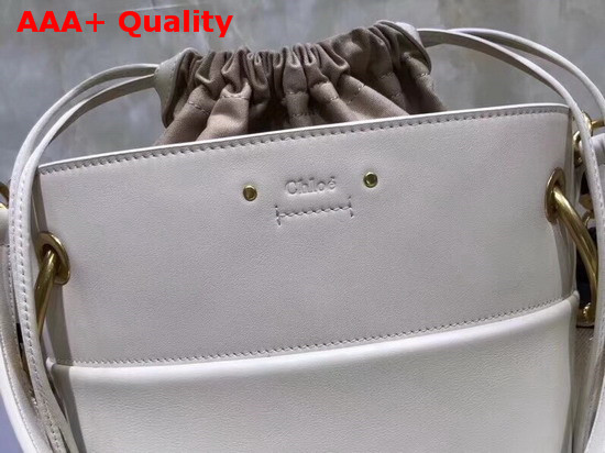 Chloe Small Roy Bucket Bag in Natural White Replica