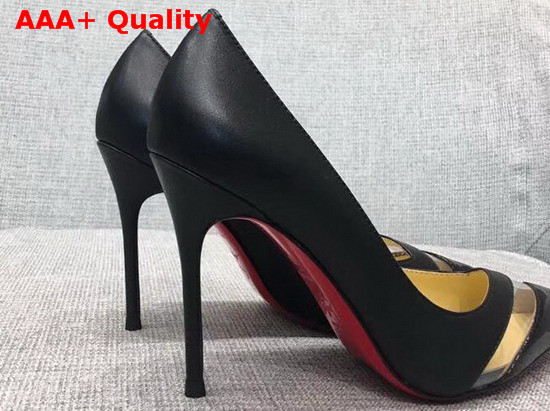 Christian Louboutin 17th Floor Patent Pvc 85mm Black Replica