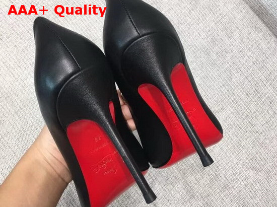 Christian Louboutin 17th Floor Patent Pvc 85mm Black Replica