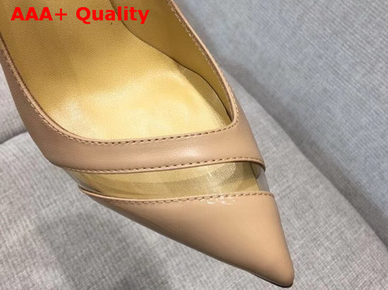 Christian Louboutin 17th Floor Patent Pvc 85mm Nude Replica