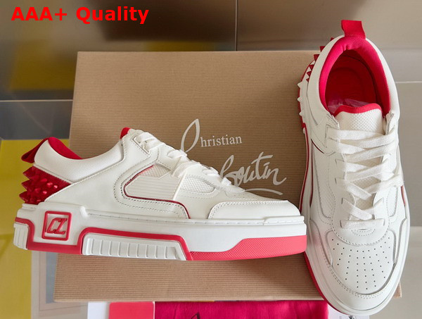 Christian Louboutin Astroloubi Sneaker in White Calf Leather Replica