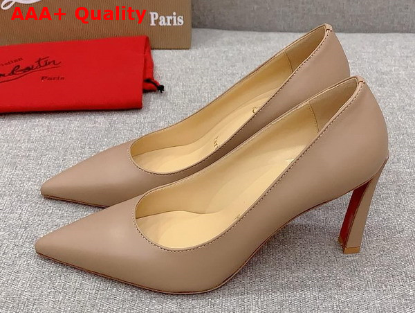 Christian Louboutin Condora 100mm Pumps in Blush Nappa Leather Replica