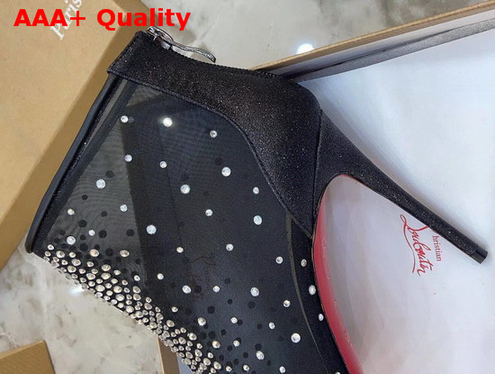 Christian Louboutin Constella Bootie Black Strass Replica