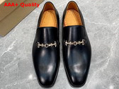 Christian Louboutin Equiswing Loafer in Black Calf Leather Replica