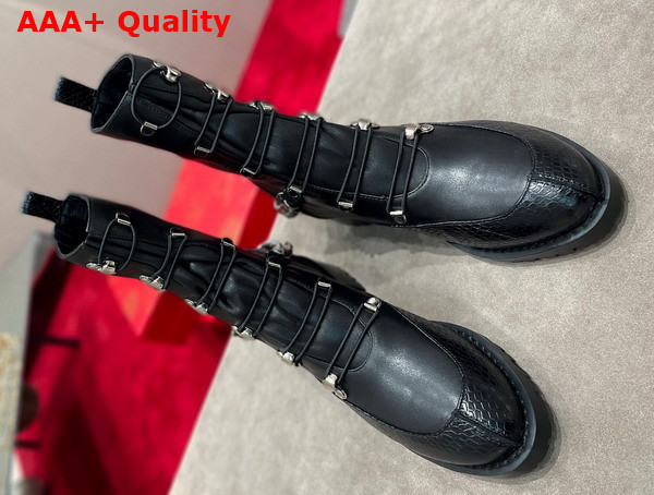 Christian Louboutin Horse Guarda Black Silver Replica