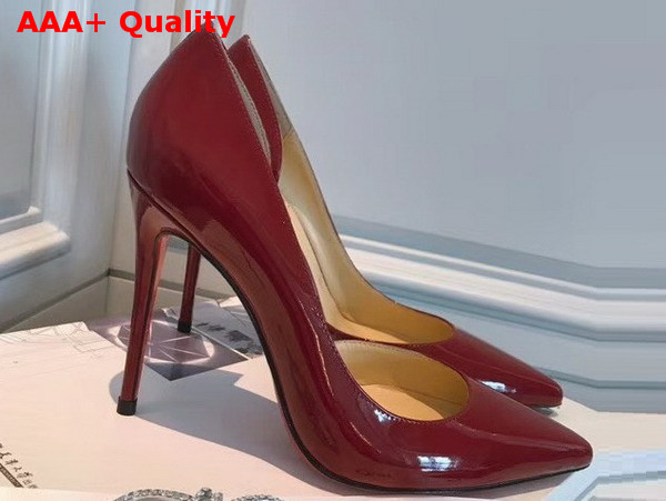 Christian Louboutin Iriza Patent 100mm Red Patent Leather Replica