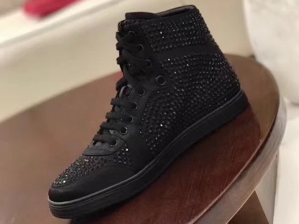 Christian Louboutin Loubikick Sneaker Boot with Strass Black For Sale