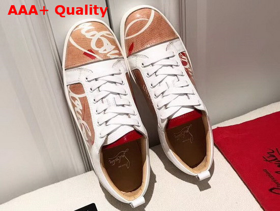 Christian Louboutin Louis Woman Loubi Sneaker Kraft Pvc Replica