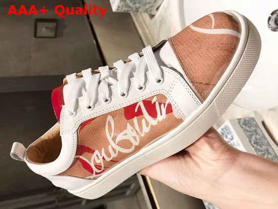 Christian Louboutin Louis Woman Loubi Sneaker Kraft Pvc Replica