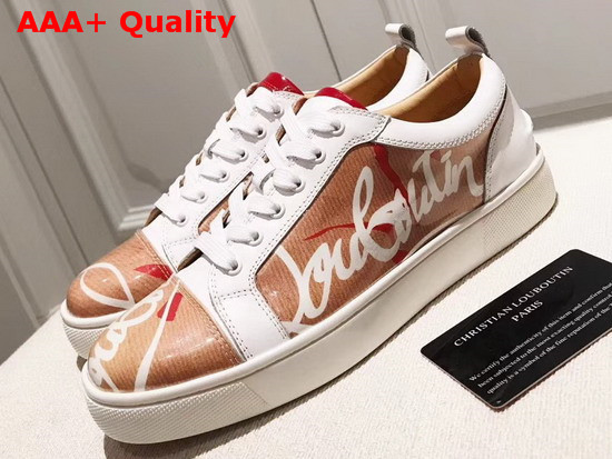 Christian Louboutin Louis Woman Loubi Sneaker Kraft Pvc Replica