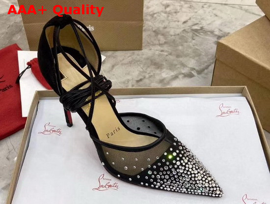 Christian Louboutin Maia Labella Pump Black Dentelle Replica