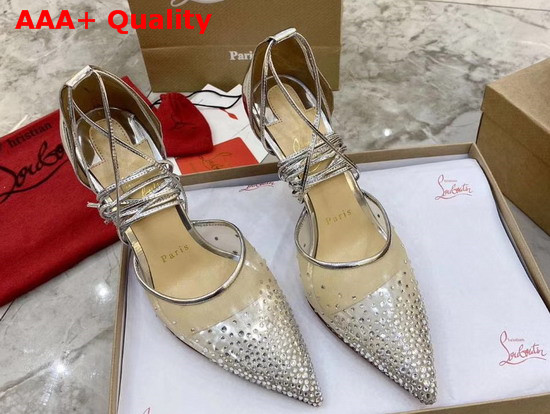 Christian Louboutin Maia Labella Pump Silver Specchio Laminato Replica