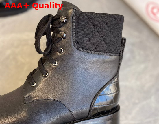 Christian Louboutin Mayr Boot Black Calf Replica