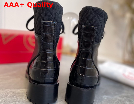 Christian Louboutin Mayr Boot Black Calf Replica