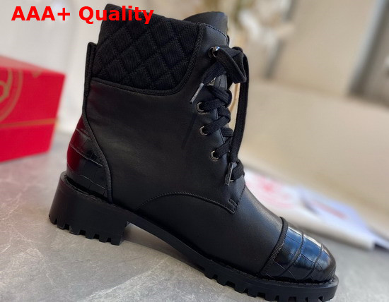 Christian Louboutin Mayr Boot Black Calf Replica