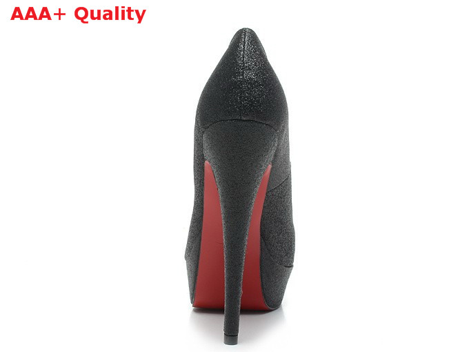 Christian Louboutin Palais Royal Strass Shoes 140 mm Black for Sale