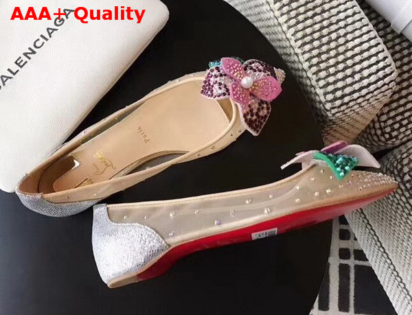 Christian Louboutin Reerica Rete Nappa Glitter Mini Replica