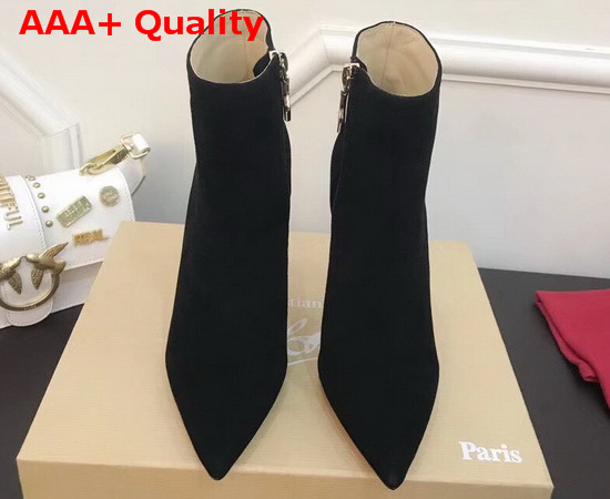 Christian Louboutin So Kate Booty in Black Suede Leather Replica