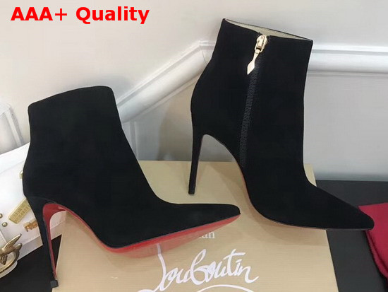 Christian Louboutin So Kate Booty in Black Suede Leather Replica