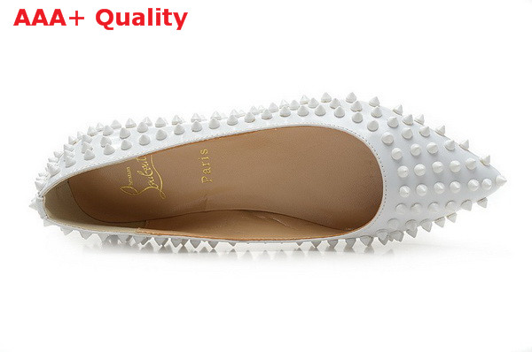 Christian Louboutin Sonietta Spikes White for Sale