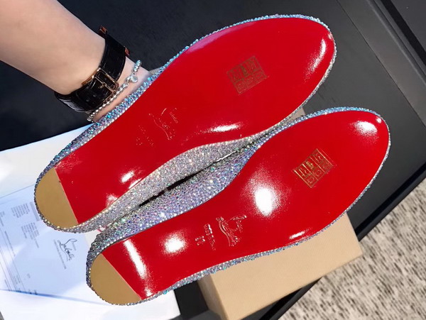 Christian Louboutin Strass Flat Lihgt Purple For Sale