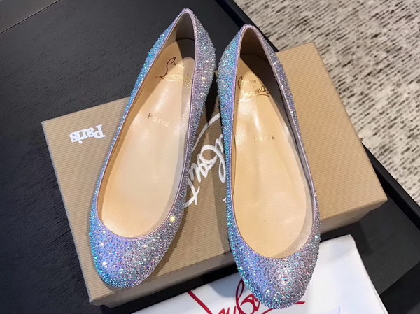 Christian Louboutin Strass Flat Lihgt Purple For Sale