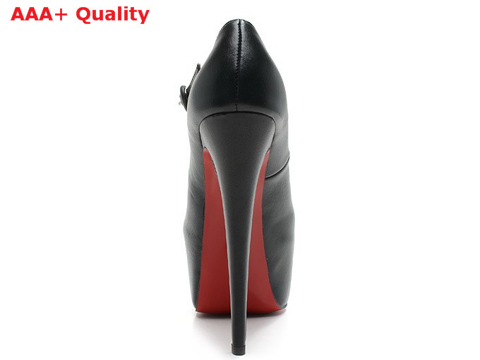 Louboutin Lady Daf 160mm Black Natural Leather for Sale