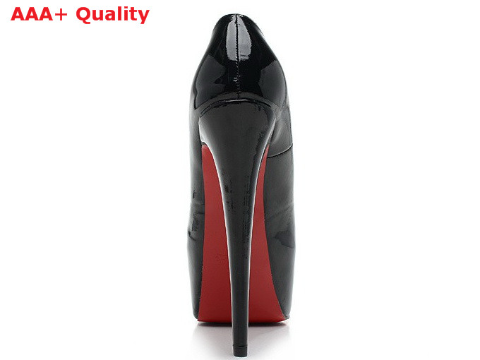 Louboutin Lady Peep 160 mm Shiny Black for Sale