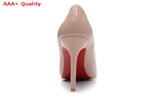 Louboutin New Simple Pump 100mm Heel Nude for Sale