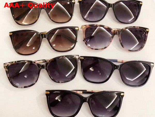 Burberry Square Frame Acetate Sunglasses Leopard Replica