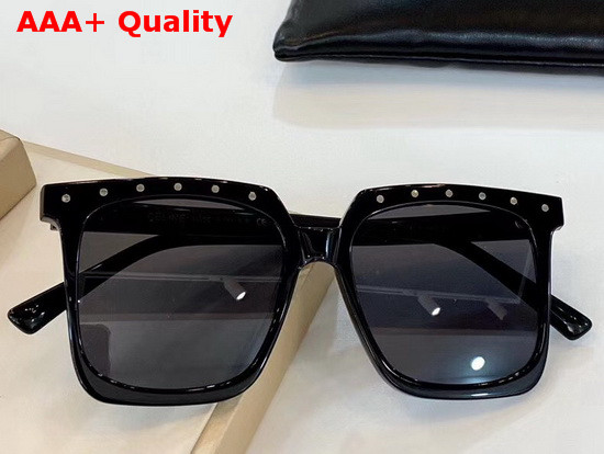 Celine Oversized Sunglasses in Acetate Black Replica